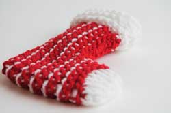 Red and White Stocking